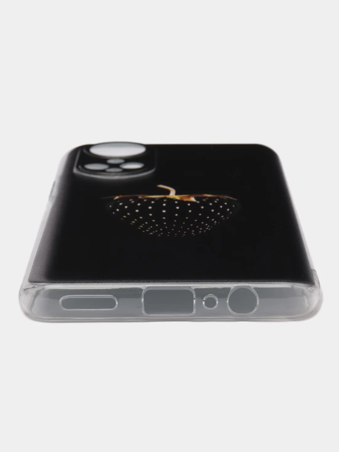 Разноцветный силиконовый чехол на Honor X7 2022 / Хонор Х7 2022 прозрачный, с рисунком, защита камеры