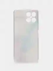 Ледяной силиконовый чехол на Honor X8 / Хонор Х8 прозрачный, с рисунком, защита камеры