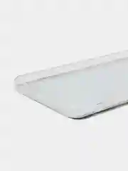 Бирюзовый силиконовый чехол на Samsung Galaxy S20 / Самсунг S20 прозрачный с рисунком, защита камеры