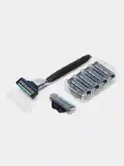 Мужская бритва TopTech Razor3, сменные кассеты, совместимы с GILLEТТE Mach3, Mach3 Turbo