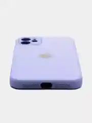 Лавандовый чехол стеклянный для iPhone (Айфон) 11 с защитой камеры