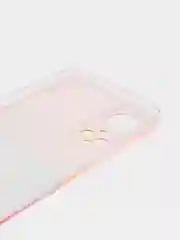 Желтый силиконовый чехол на Honor X7 2022 / Хонор Х7 2022 прозрачный, с рисунком, защита камеры