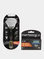 Бритва TopTech Razor5 и сменные кассеты, совместимы с Gillette Fusion5, Fusion ProGlide
