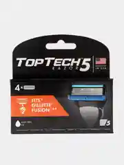 Сменные кассеты для бритья TopTech Razor5. Совместимы с Gillеttе Fusion5, Fusion ProGlide