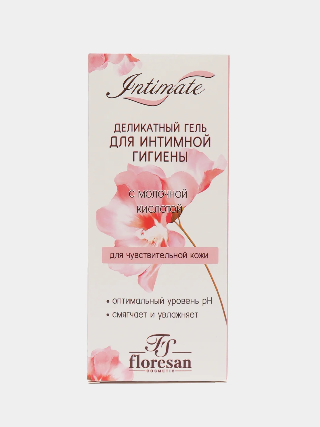 Розовый гель для интимной гигиены нежный, деликатный, Floresan, 250 мл