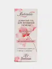 Розовый гель для интимной гигиены нежный, деликатный, Floresan, 250 мл