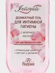 Розовый гель для интимной гигиены нежный, деликатный, Floresan, 250 мл