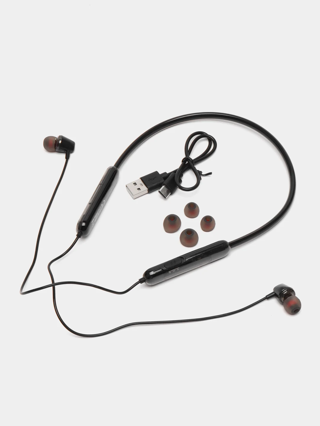 Черный беспроводные спортивные наушники hoco ES65, вакуумные Bluetooth наушники
