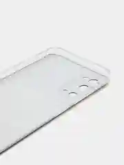 Тёмно-коричневый силиконовый чехол на Samsung Galaxy S20 / Самсунг S20 прозрачный с рисунком, защита камеры