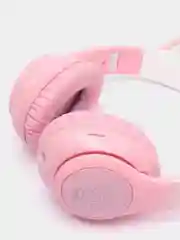 Розовый беспроводные наушники hoco W42 Cat ear, полноразмерные детские наушники