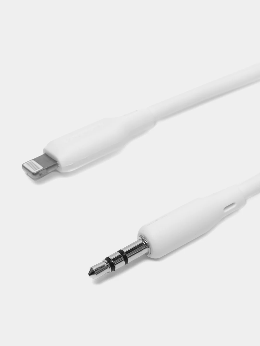 Белый аудиокабель Borofone BL18, 3.5 мм, AUX, Lightning, кабель аукс для айфона 1 м