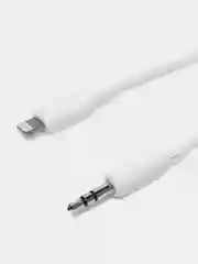 Белый аудиокабель Borofone BL18, 3.5 мм, AUX, Lightning, кабель аукс для айфона 1 м