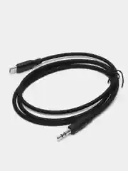 Белый аудиокабель Borofone BL18, 3.5 мм, AUX, Type-C, соединительный кабель 1 м, AUX для андройд