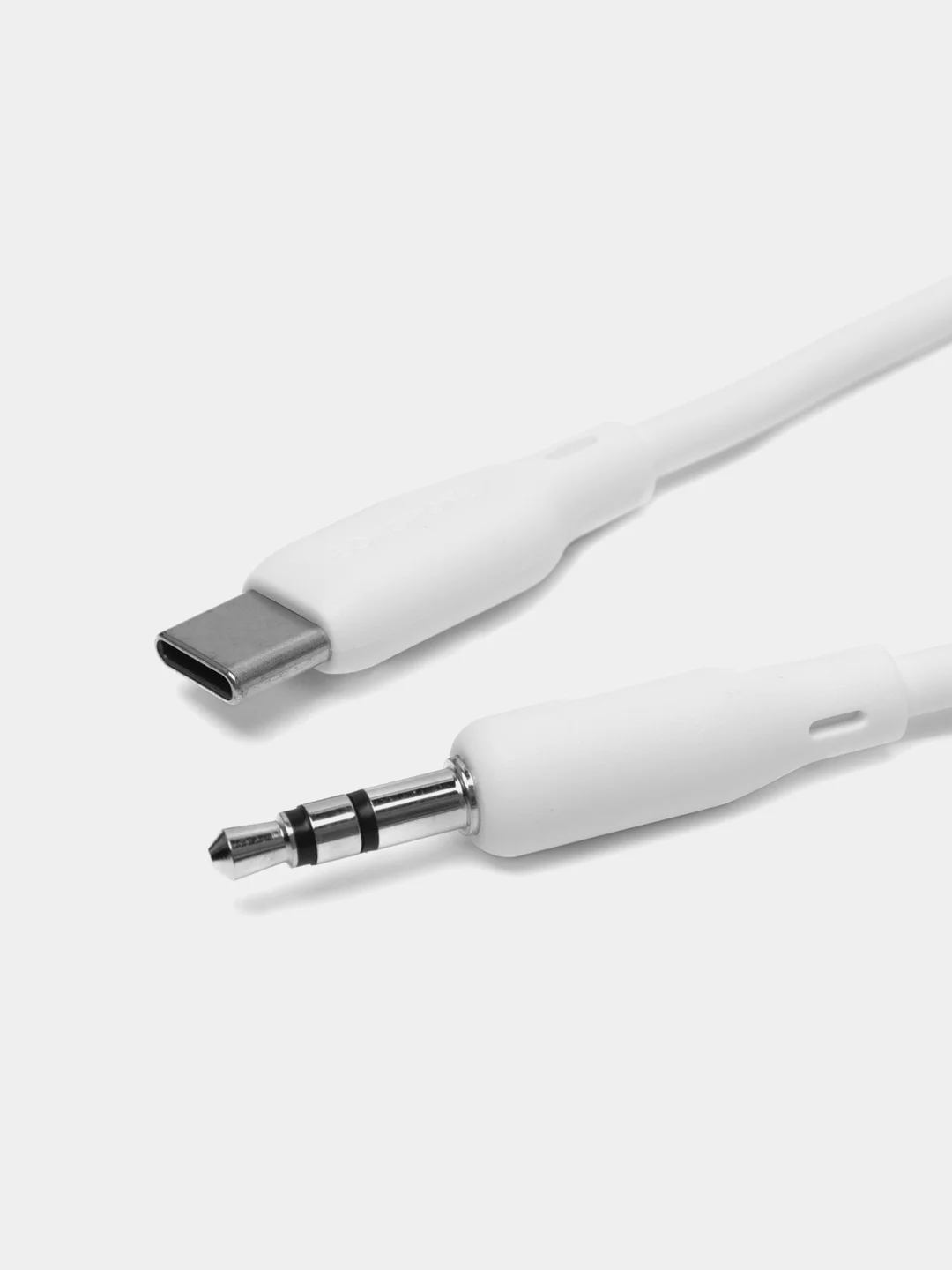 Белый аудиокабель Borofone BL18, 3.5 мм, AUX, Type-C, соединительный кабель 1 м, AUX для андройд
