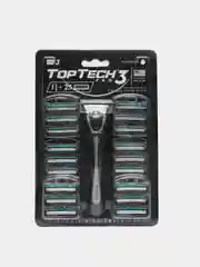 Мужской бритвенный набор TopTech Pro3 + сменные кассеты, 3 лезвия