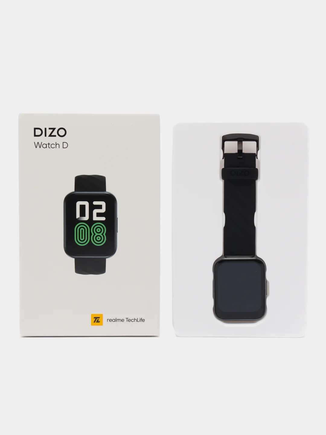 Черный смарт-часы Realme DIZO Watch D