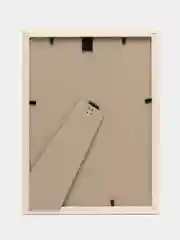 Белый фоторамка А5, 15 х 21, сосна