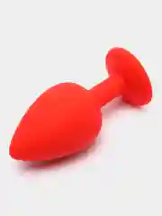 Серебряный пробка анальная, 3 размера