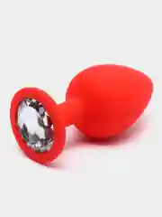 Серебряный пробка анальная, 3 размера