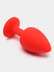 Серебряный пробка анальная, 3 размера