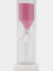 Розовый часы песочные детские, на 3 минуты, для чистки зубов