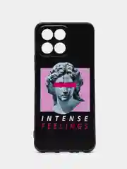 Золотой силиконовый чехол для Honor X6/Honor X8 5G (Хонор Х6/Х8 5г), с принтом, с рисунком