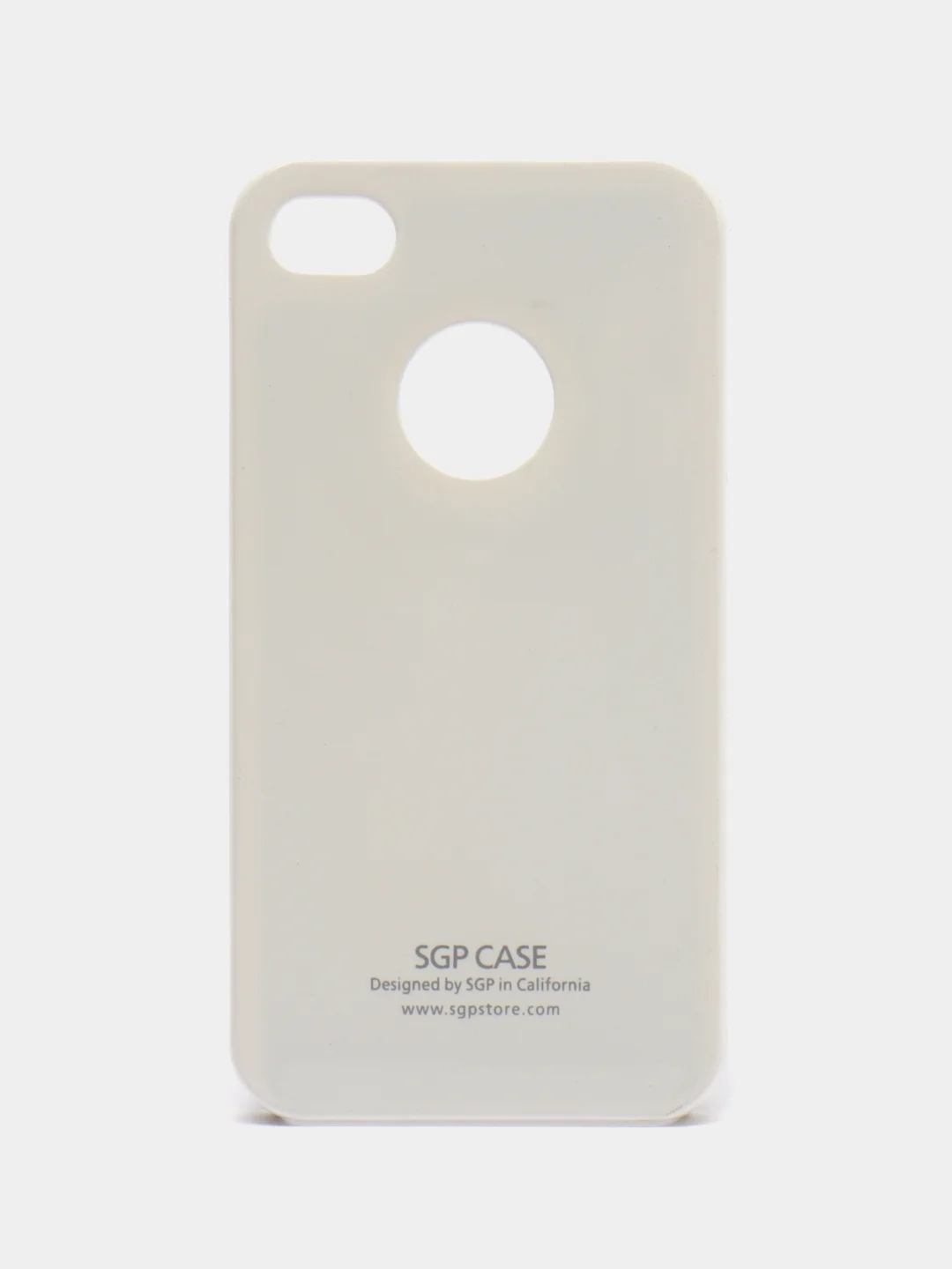 Белый чехол-накладка для смартфона iPhone 4/4s