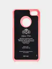 Розовый чехол-накладка для смартфона iPhone 4/4s