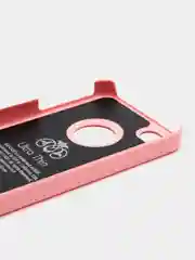 Розовый чехол-накладка для смартфона iPhone 4/4s