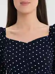 Синий меланж платье женское, летнее