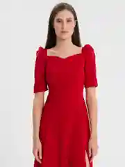Красный платье женское, летнее