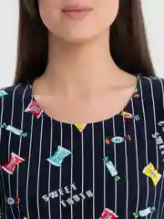 Темно-синий платье для дома, туника, Lilians