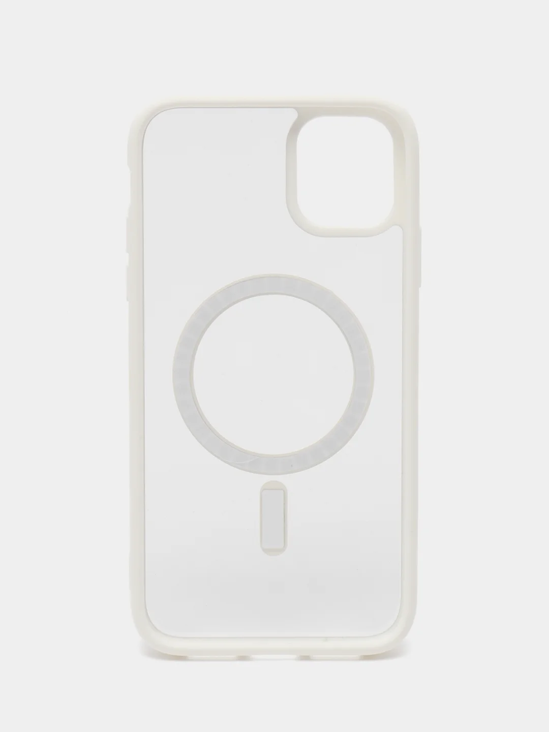 Белый чехол MagSafe для iPhone 11, 12, 13, 14,Pro, Pro Max, Plus, mini