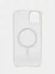 Белый чехол MagSafe для iPhone 11, 12, 13, 14,Pro, Pro Max, Plus, mini