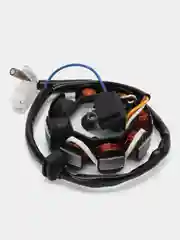 Зажигание скутера 4T 139QMB, статор 8 катушек, 2К Мама и 2 провода, Ж-Б-КрЧ-СиБ