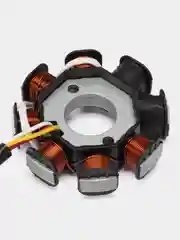 Зажигание скутера 4T 139QMB, статор 8 катушек, 2К Мама и 2 провода, Ж-Б-КрЧ-СиБ
