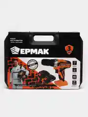 Набор инструментов Ермак "Профи", с шуруповертом, 12В, 45 предметов