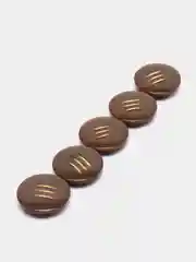 Терракотовый пуговицы, 5 штук, d 3.0 см
