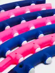 Обруч массажный LMAR PLAST 7 частей Сине-розовый