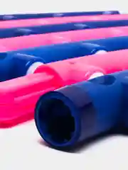 Обруч массажный LMAR PLAST 7 частей Сине-розовый