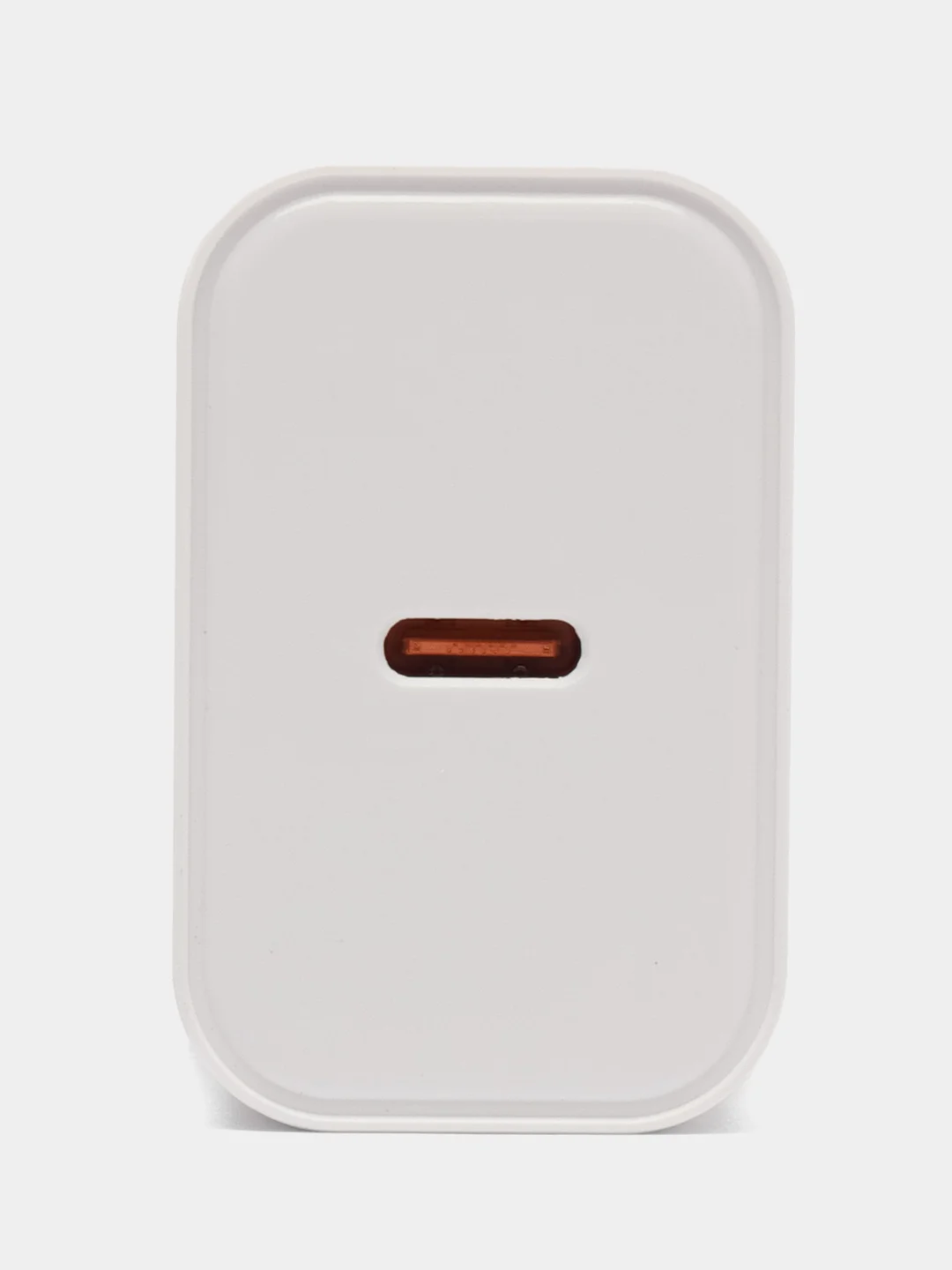 Белый сетевое зарядное устройство Borofone BA71A, 20W, PD, QC, AFC, c кабелем Type-C/Lightning