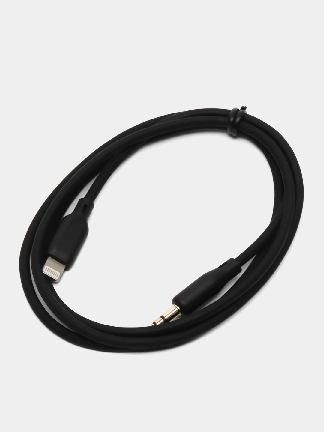 Черный акустический кабель AUX Borofone BL18, 3.5 мм, AUX, Type-C, Lightning