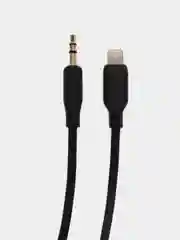 Черный акустический кабель AUX Borofone BL18, 3.5 мм, AUX, Type-C, Lightning
