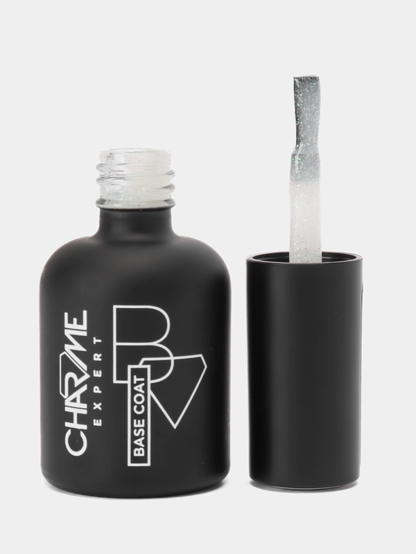 База камуфлирующая с шиммером Charme Expert Sequins Rubber 01, 12 мл