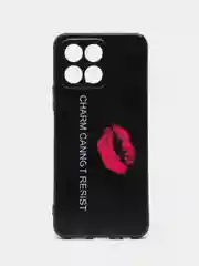 Синий силиконовый чехол для Honor X6/Honor X8 5G (Хонор Х6/Х8 5г), с принтом, с рисунком