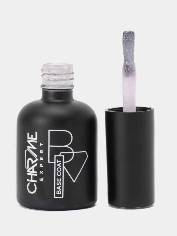 База камуфлирующая, с шиммером Charme Expert Sequins Rubber 02, 12 мл