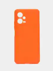 Оранжевый чехол для Xiaomi Redmi Note 12 5G  / Poco X5 5G (Сяоми Нот 12 5 Джи / Поко Х5), прозрачный