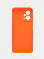 Оранжевый чехол для Xiaomi Redmi Note 12 5G  / Poco X5 5G (Сяоми Нот 12 5 Джи / Поко Х5), прозрачный