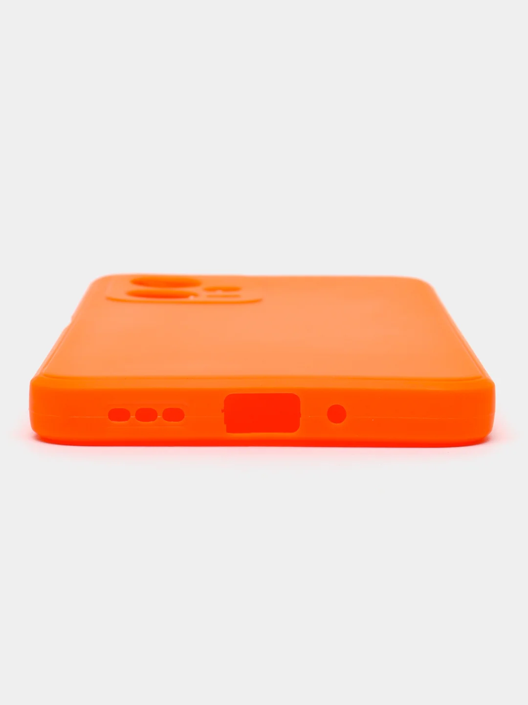 Оранжевый чехол для Xiaomi Redmi Note 12 5G  / Poco X5 5G (Сяоми Нот 12 5 Джи / Поко Х5), прозрачный