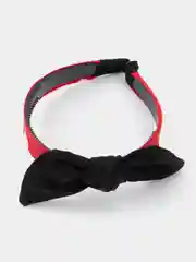 Красный ободок женский